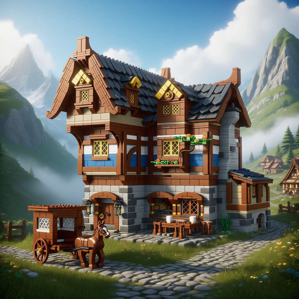 Building Toy Architectural Model Toy Set Model Mk 033002