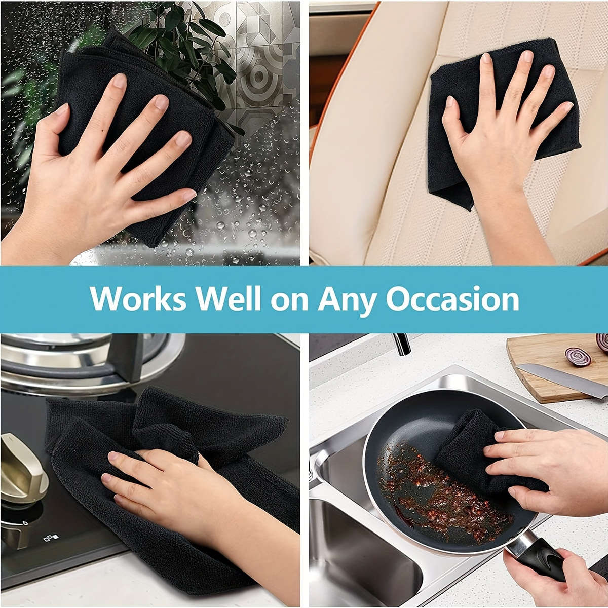Rag Color 6 Cleaning Cloths