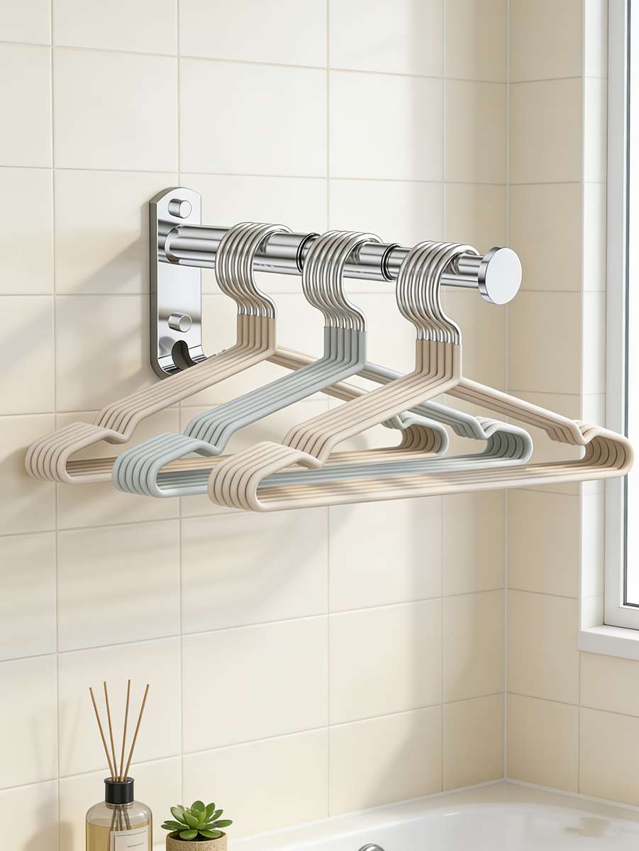 Clothes Rack Silvery Quantity 2Pcs