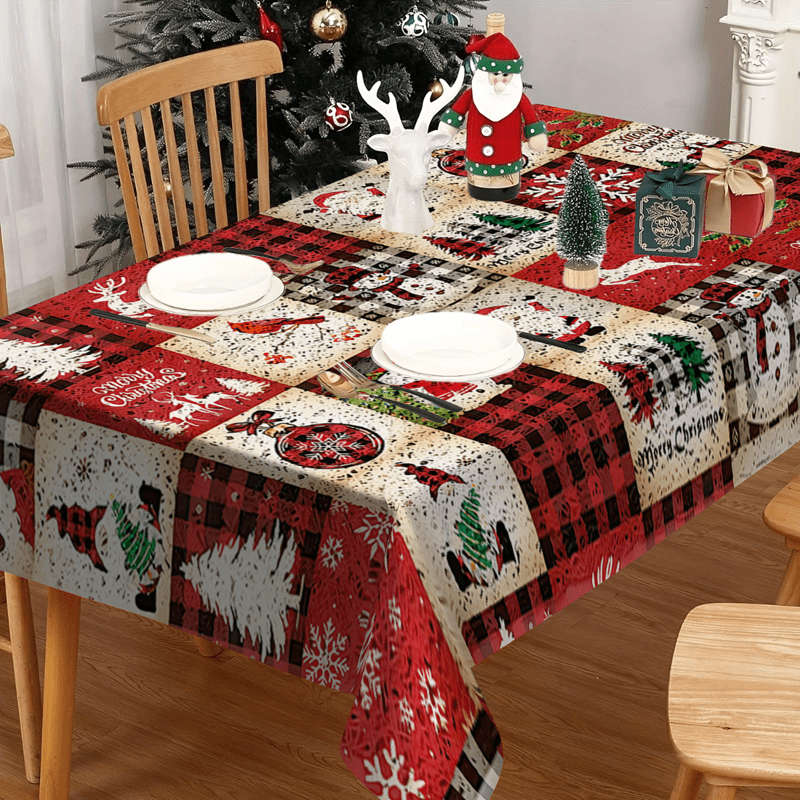 Christmas Tablecloth Size 139.7X200.0Cm