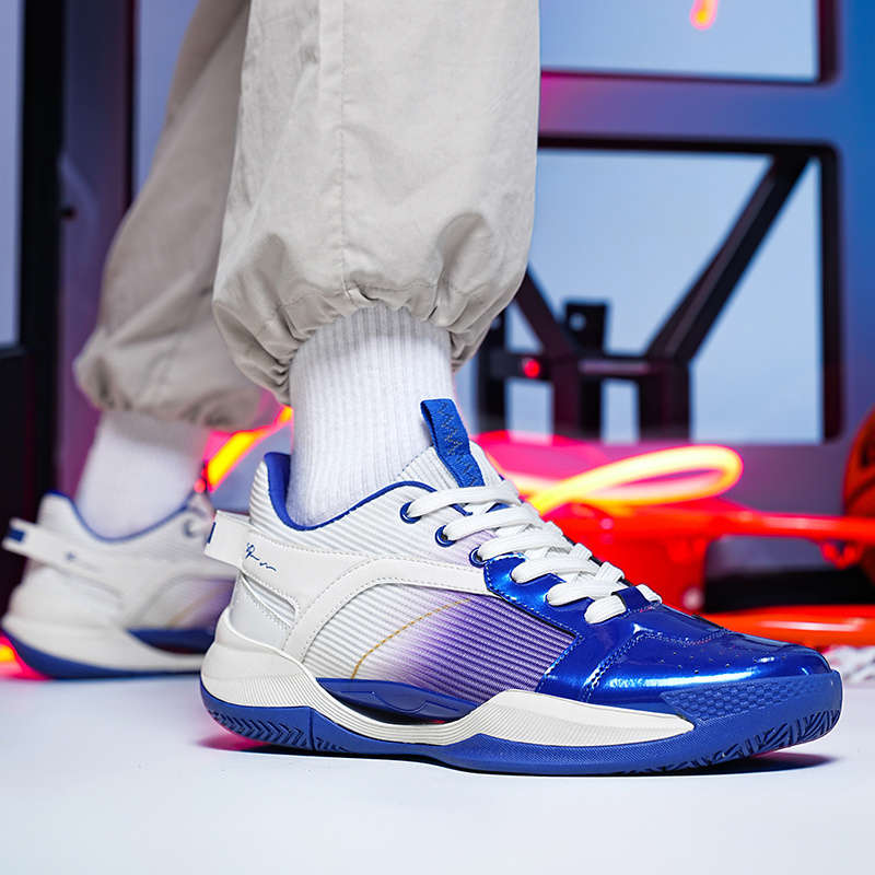 Basketball Shoes Color White Blue Sizeuk 5