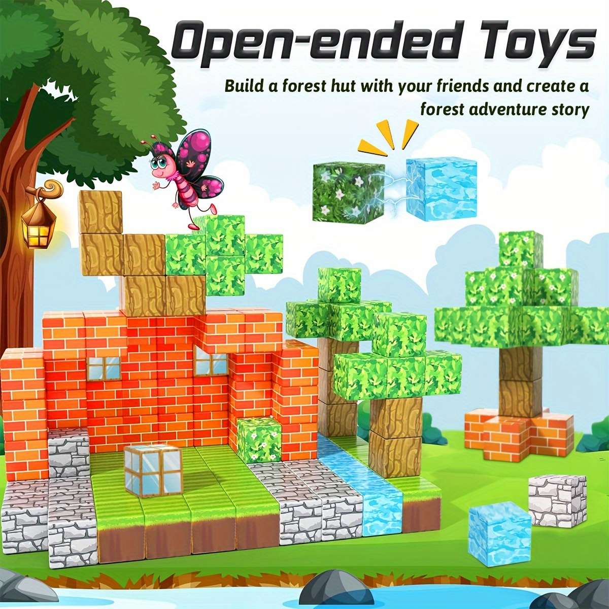 Building Toy Architectural Model Toy Set Quantity 100Pcs