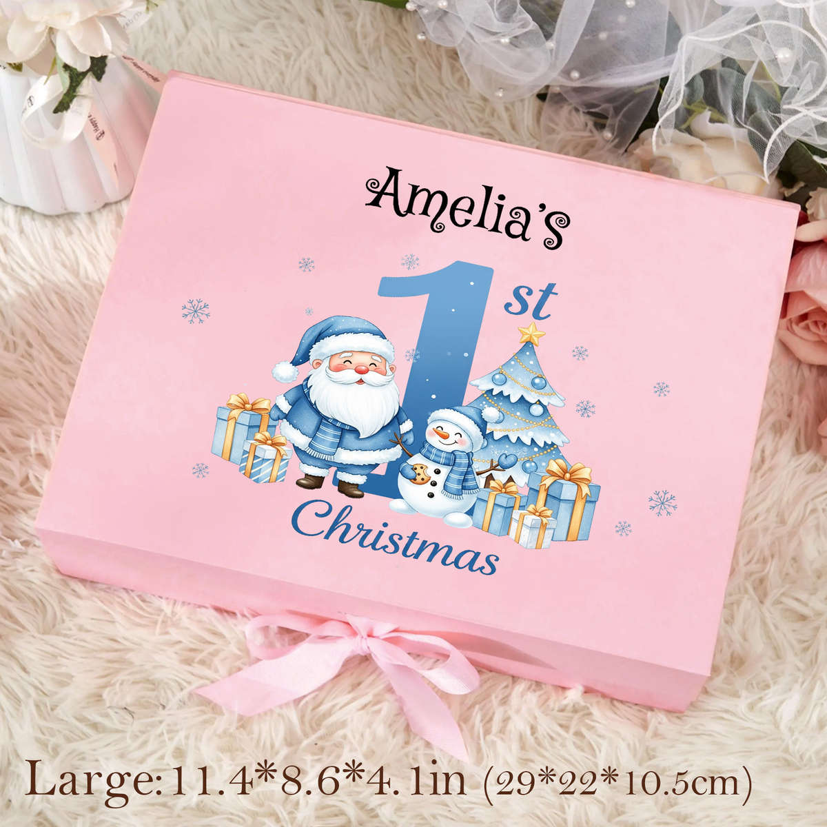 Christmas Gift Boxes Color White Gift Box Size Small