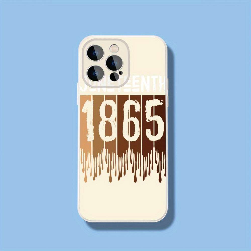 1Pc Black For iPhone 14 Liberation In 1865 African Phone Case