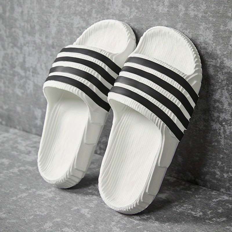 Men Slippers Summer Style Black Size Uk 7