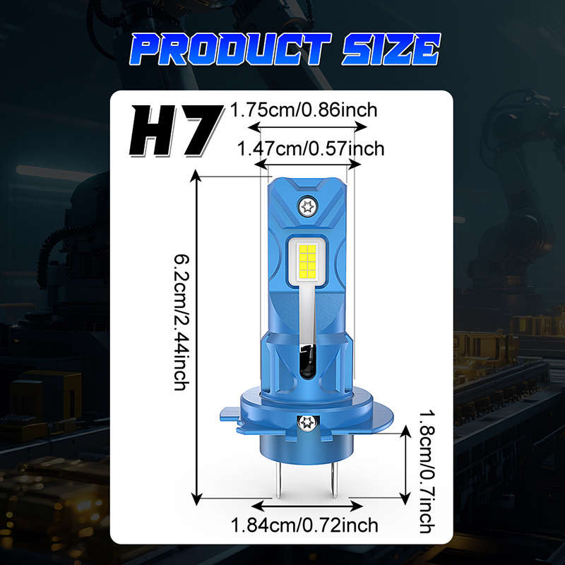 Car Lights Model H76K2Pcs