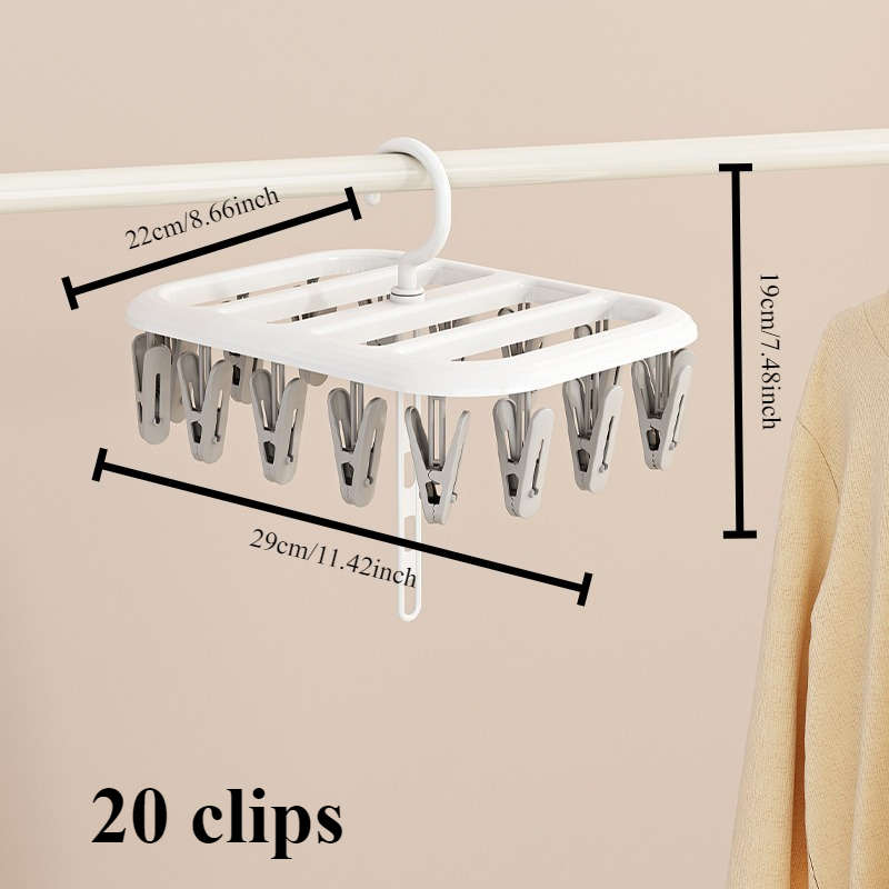 Clothes Rack Sky Gray Size 2 Pack18 Clips