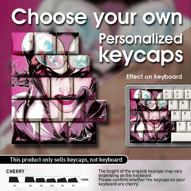 15-Key Wooting CHERRY Compatible Keycaps