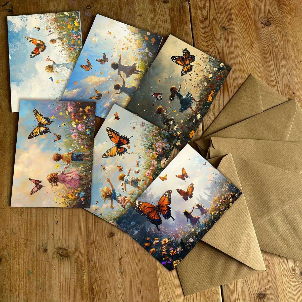 Greeting Cards Quantity 6Pcs