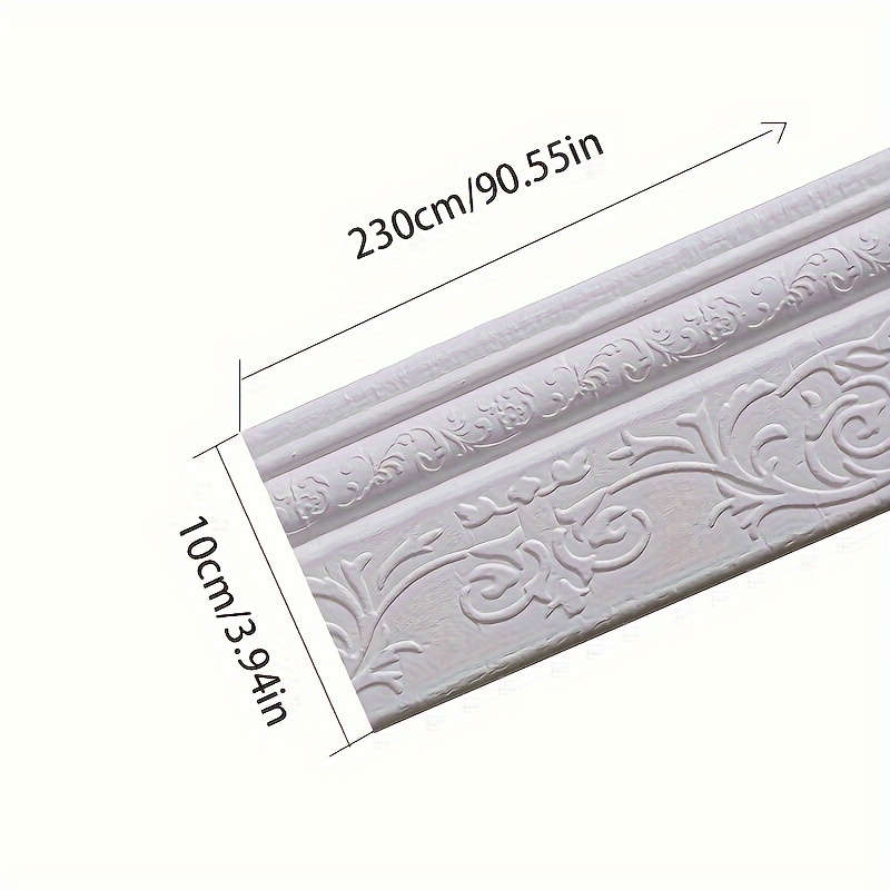 Skirting Board White Quantity 2 Rolls