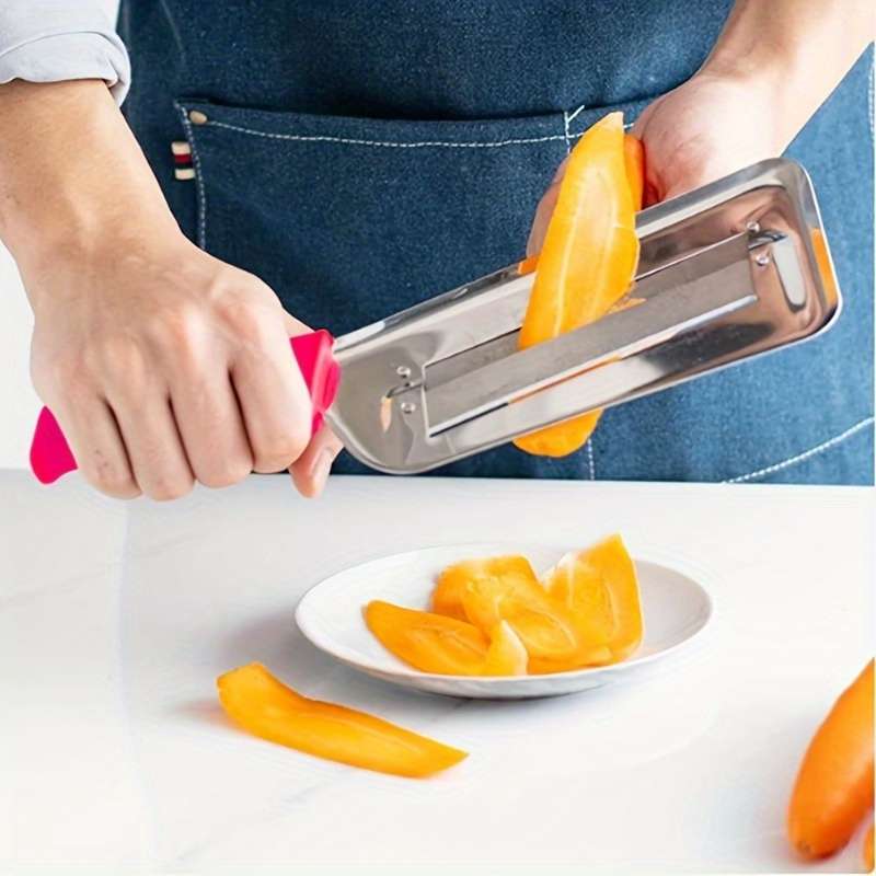 Elegant Stainless Steel Double Layer Slicer For All Seasons Kitchen Vegetable