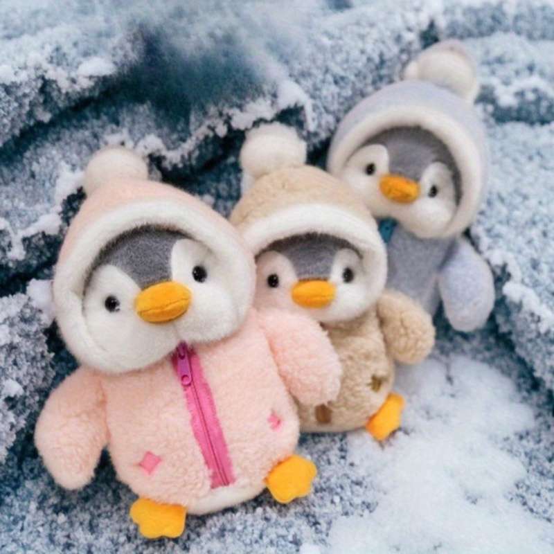 Toy Doll color 3pc Penguin