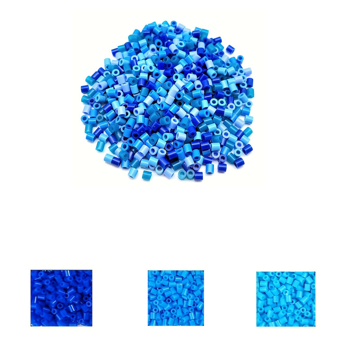 Perler Bead Set Blue 2000Pcs Approximately 6010 Pieces