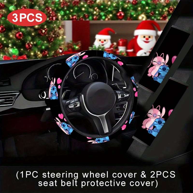 Car Steering Wheel Cover 3Pcs