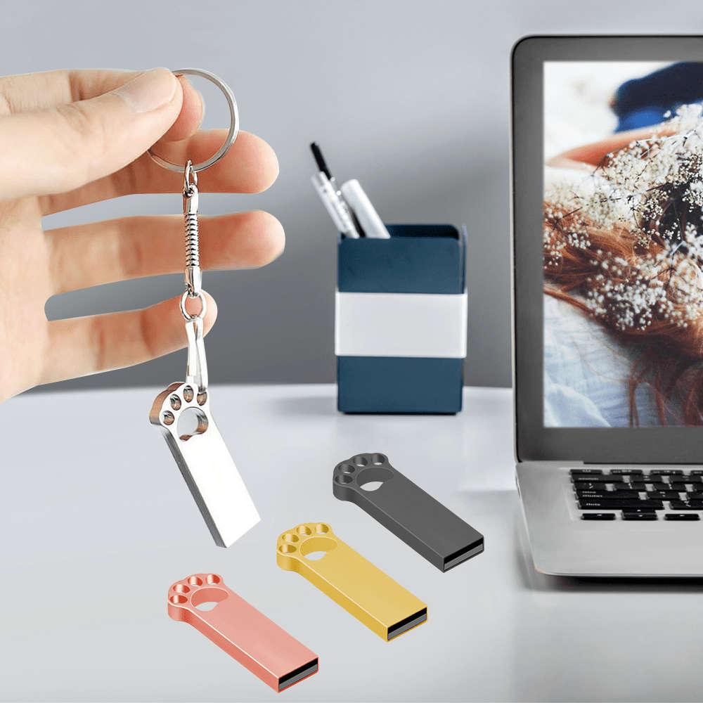 Usb Flash Drive Color Silvery Storage 2Gb
