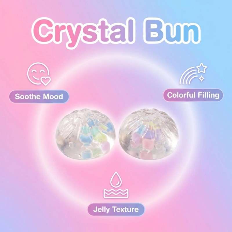 Squeezable Toys Style 2Pcs Candy Small Buns Items Random Style