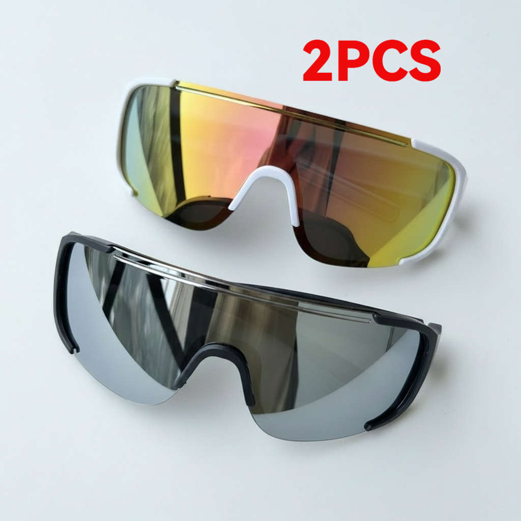 Cycling Glasses Color White Frame Orange Mercury  Black Frame Mercury