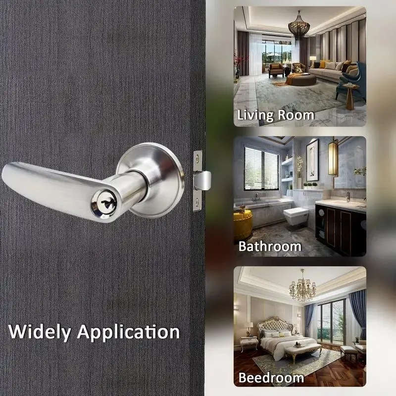 Lock Color Silvery Size 2Pcs