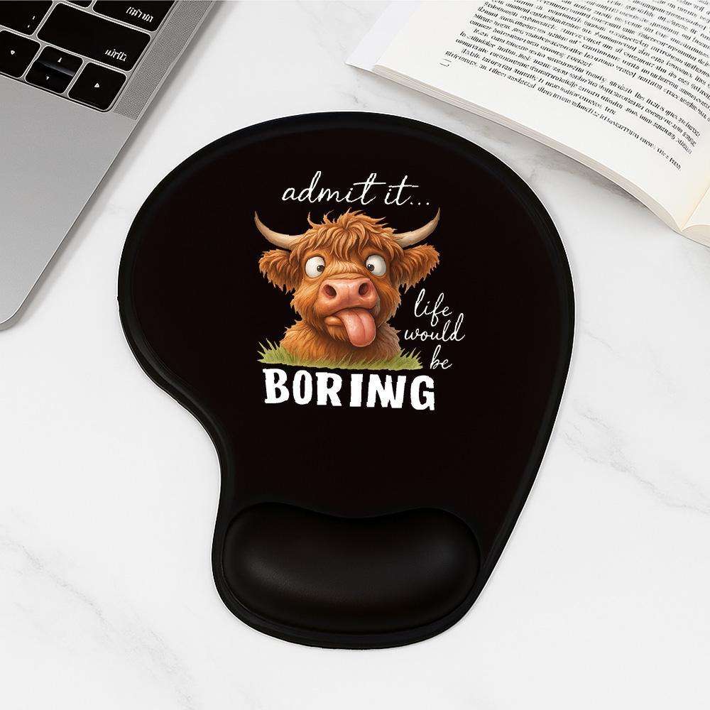 Professional Waterproof Funny Scottish Mouse With Wrist For Laptop Workspace