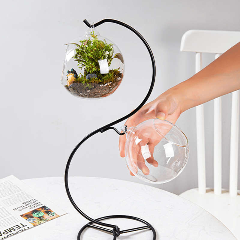 Vase Size Round Bottom Hanging Bottle 13.5*13.5Cm1M Hemp Rope