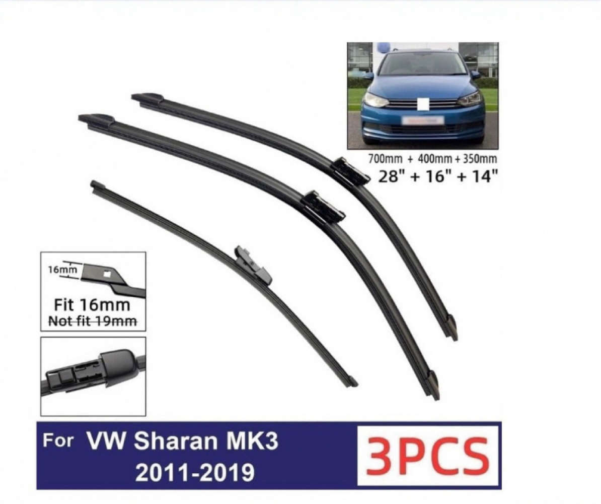 Windshield Wipers Quantity 3Pcs