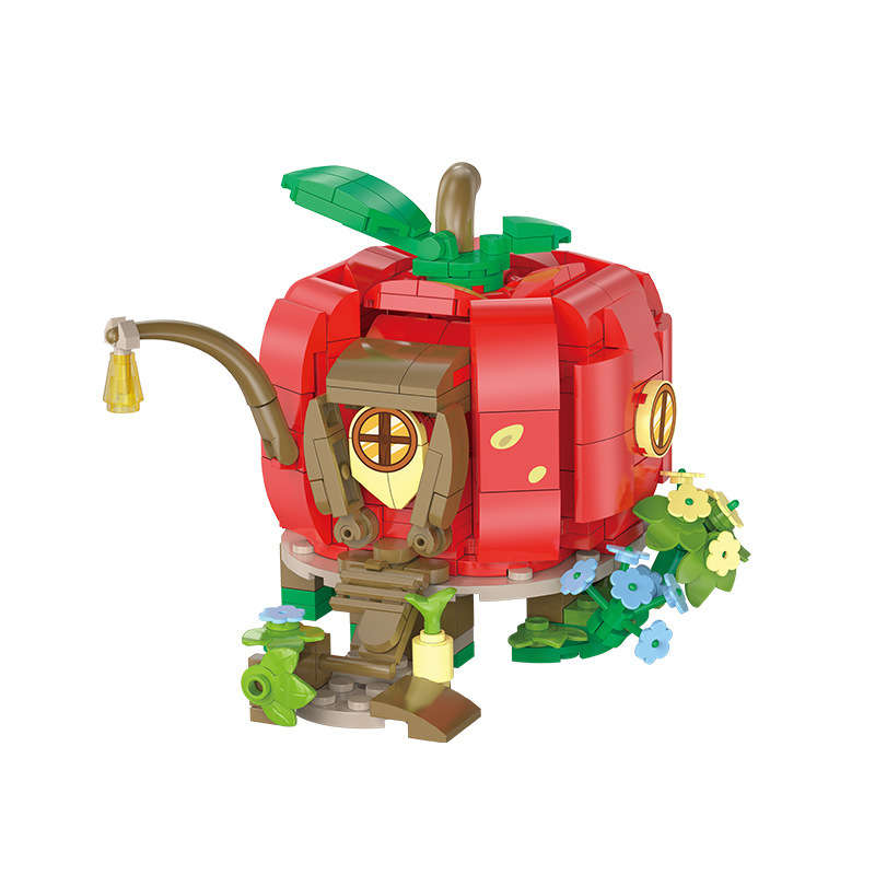 Building Toy Architectural Model Toy Set Color Baizi Garden