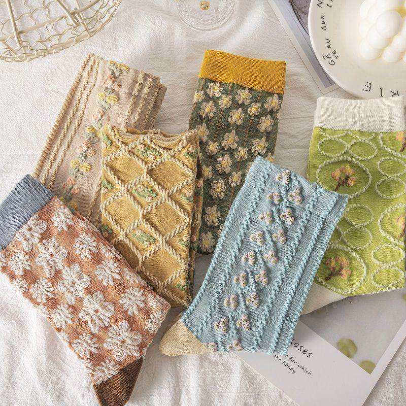 Women S Socks Color 5Pairs Mixed Colors Size Onesize