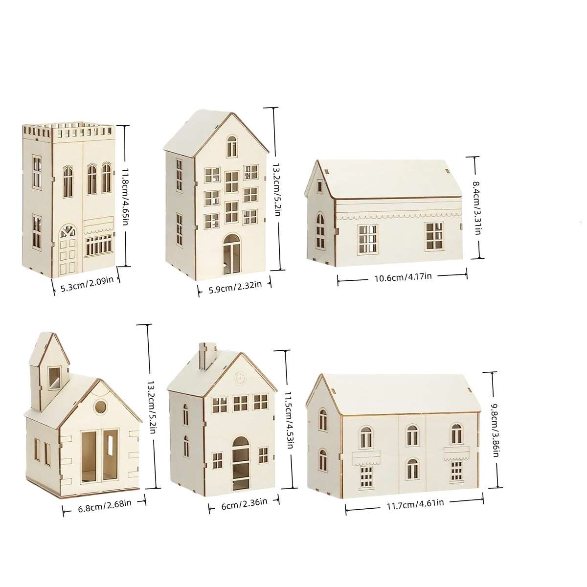 House Model Quantity 6Pcs