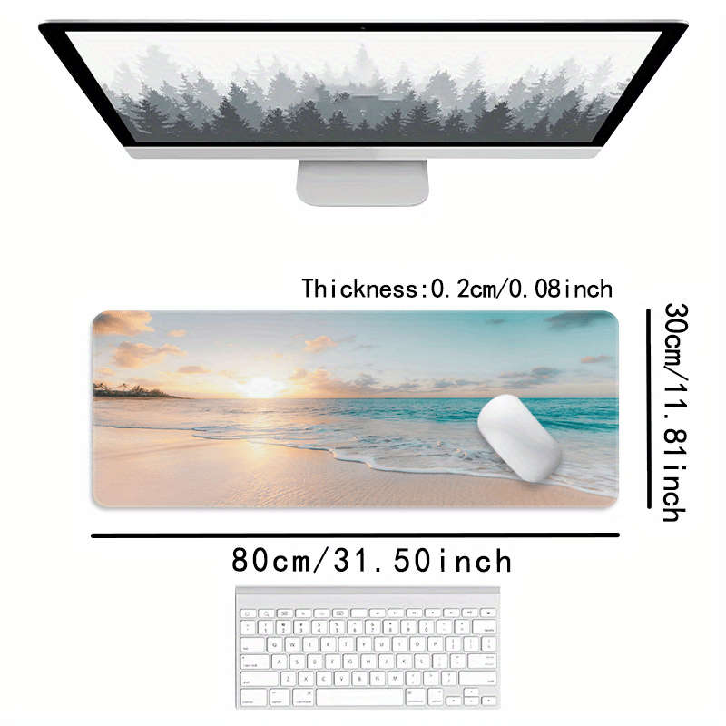 Mouse Pad Size 35.43X15.75Inch