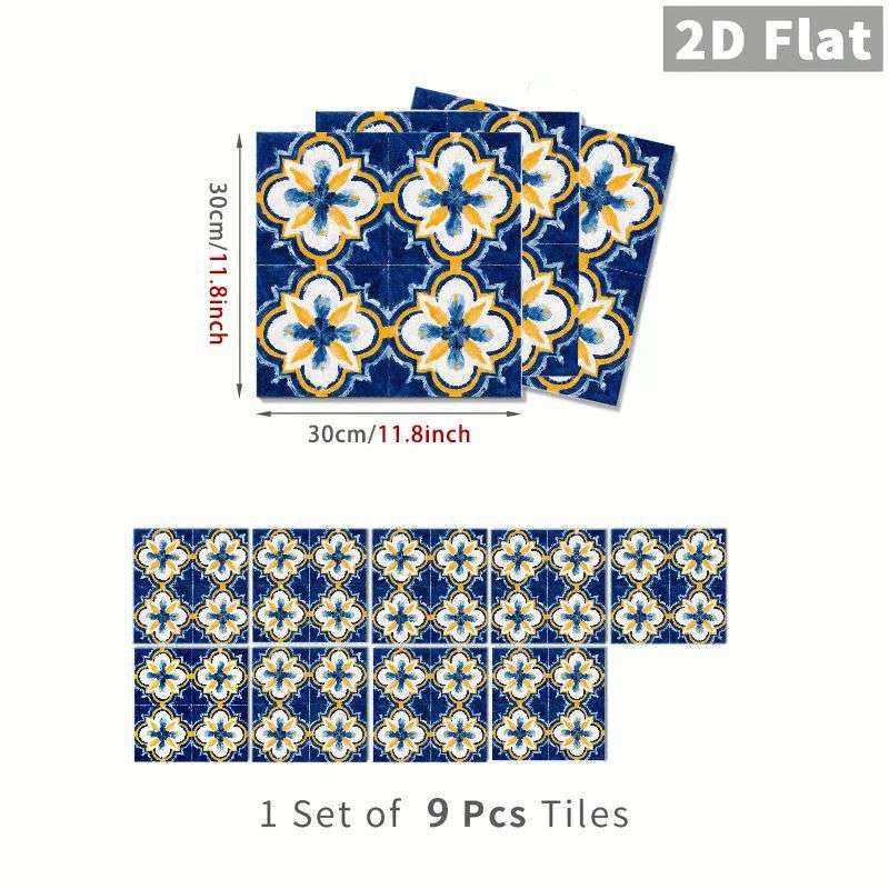 Floor Stickers Quantity 9Pcs