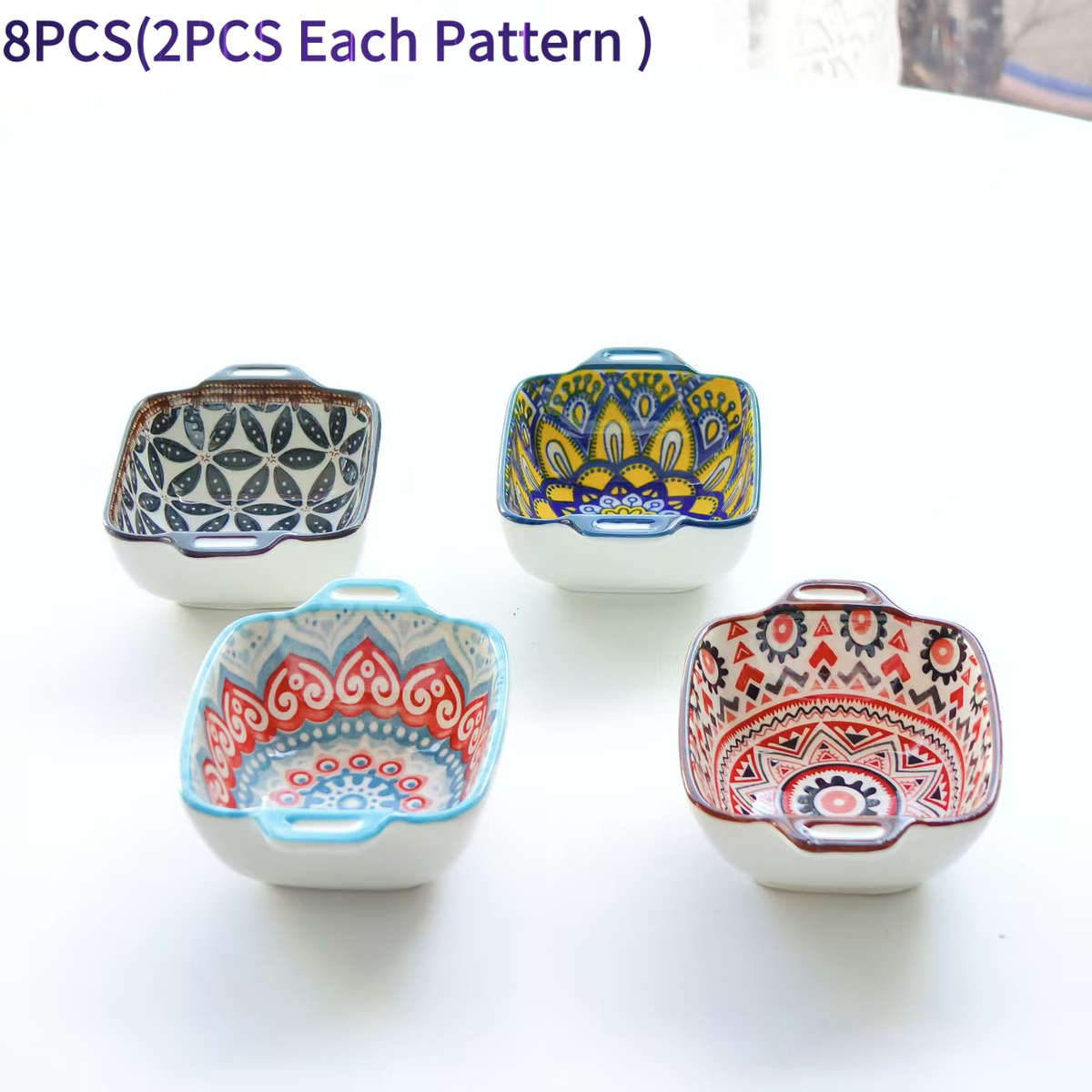 Bowl Color 8Pcs 2Pcs Each