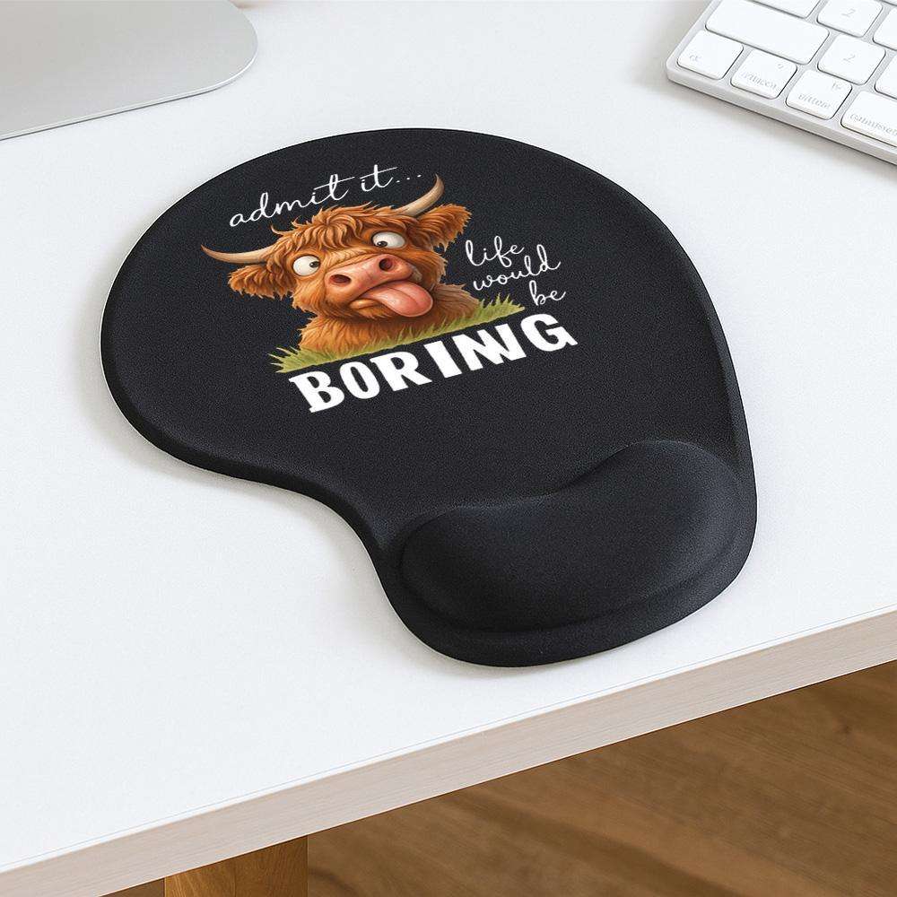 Professional Waterproof Funny Scottish Mouse With Wrist For Laptop Workspace
