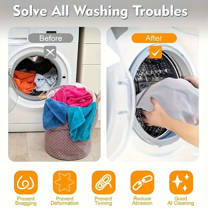 Laundry Bags Color 7 Pieces 2 Large 2 Medium 2 Small 1 Cylindrical