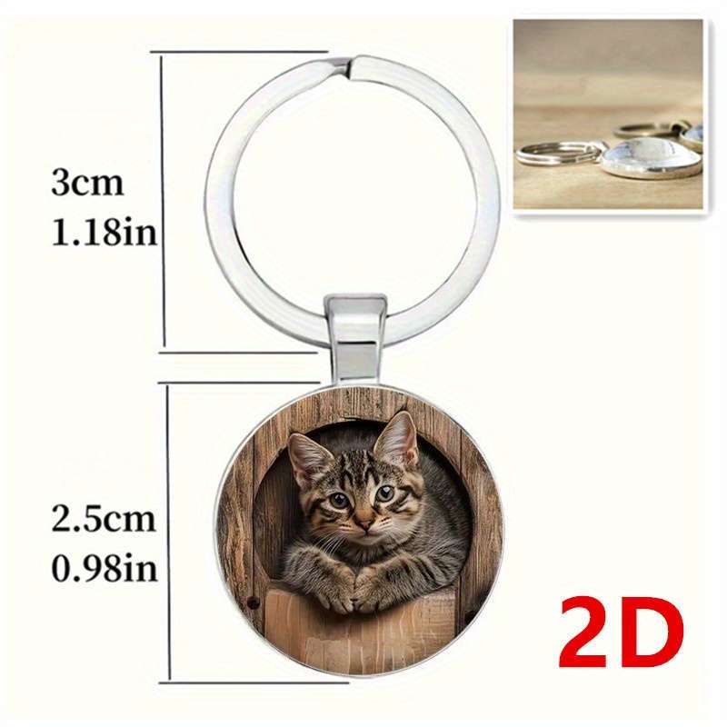 Keychain Ornament Color Silvery