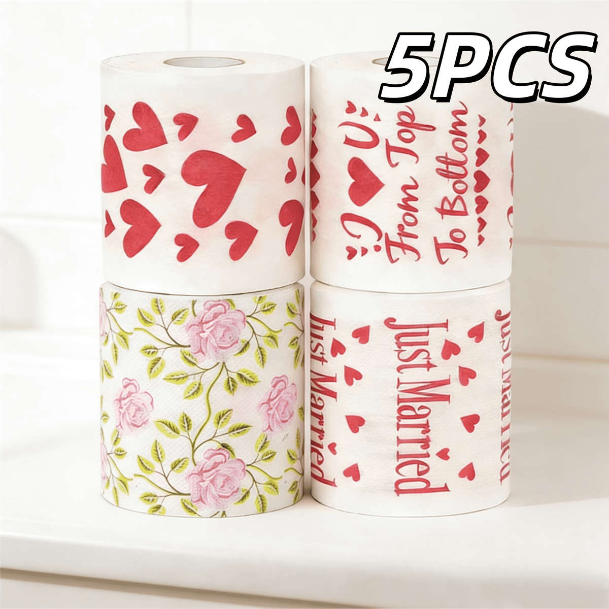 Toilet Paper Items 3Pcs Random Styles
