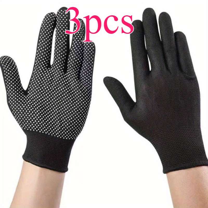 Work Gloves Color 3 Pairs 6Pcs Sizeonesize