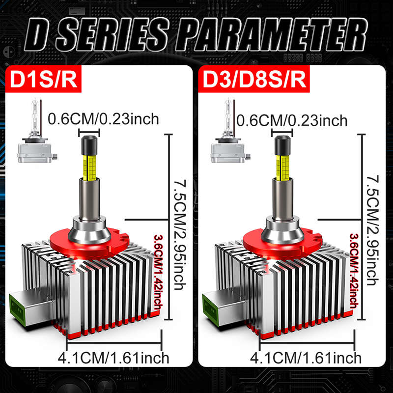 Car Lights Model D1S R Quantity 2Pcs