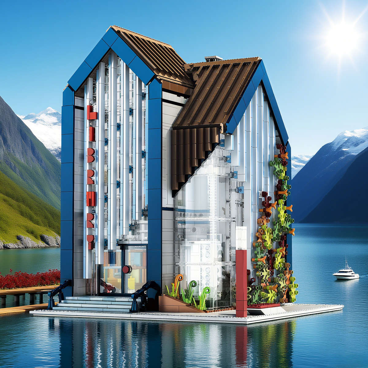 3D Building Model Puzzle Set Model Yx 16022