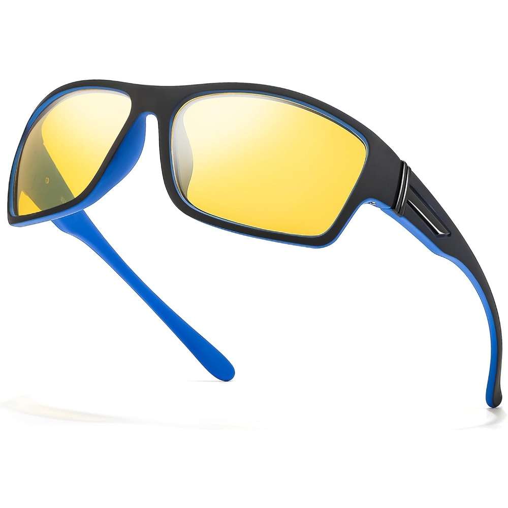 Cycling Glasses Color Elastic Black Blue*Yellow
