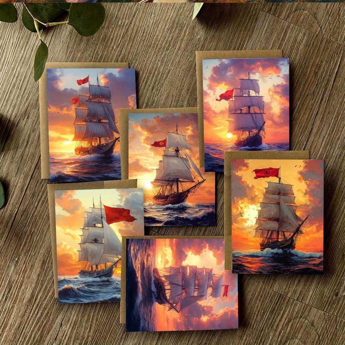 Greeting Cards Quantity 6Pcs