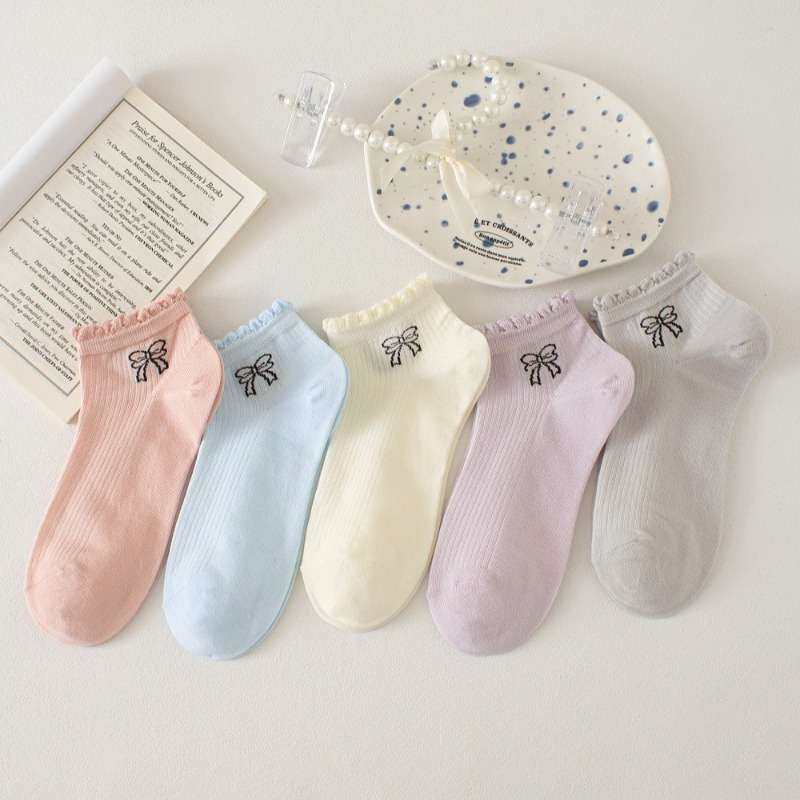 Women S Socks Color Mixed Color5 Pairs Size Onesize