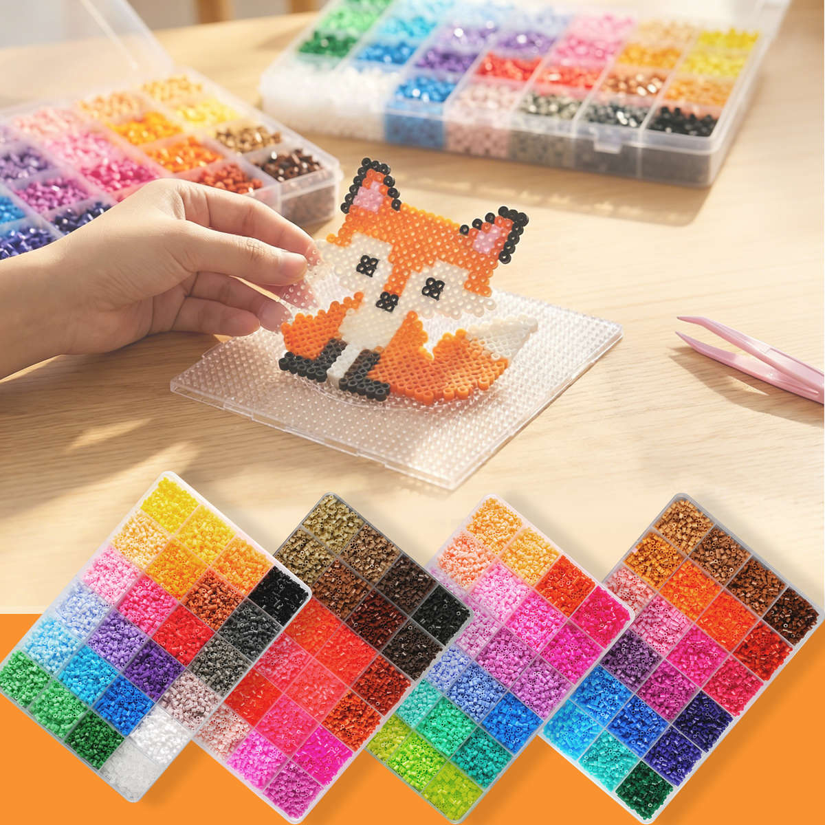 Perler Bead Set 24 Color Bean Paste Set