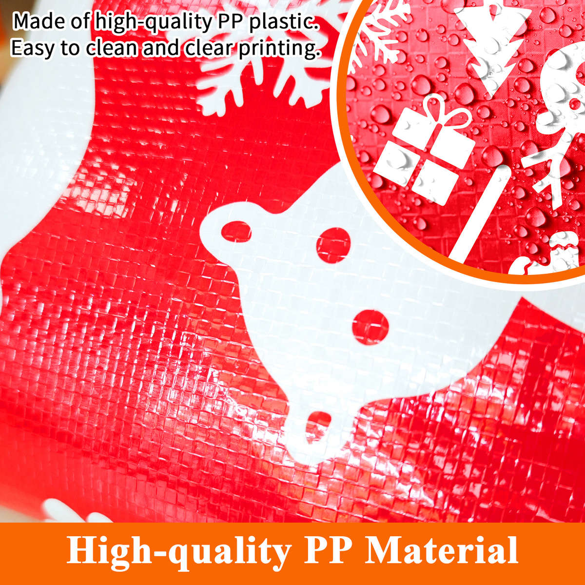 2Pcs 3Pcs 4Pcs Large Christmas Tree Storage Moving Red 2Pcs