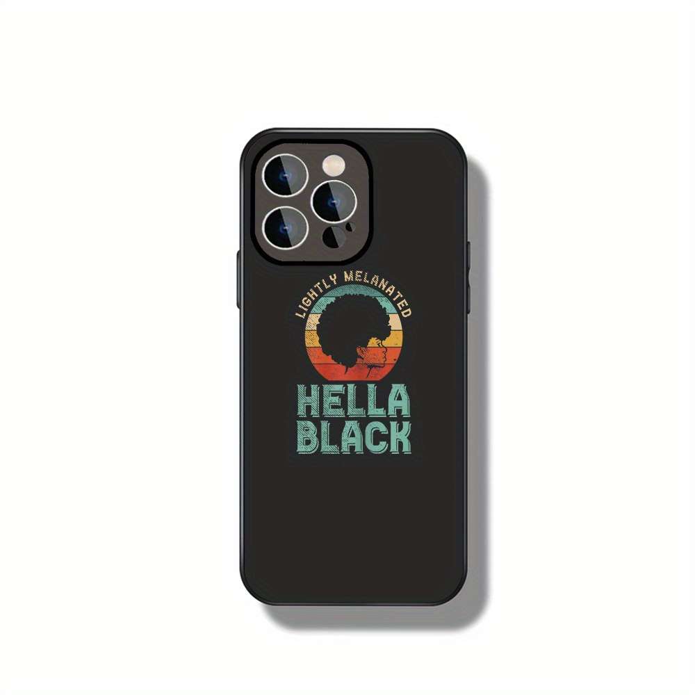 1Pc Black For iPhone 13 Celebrating African Phone Case