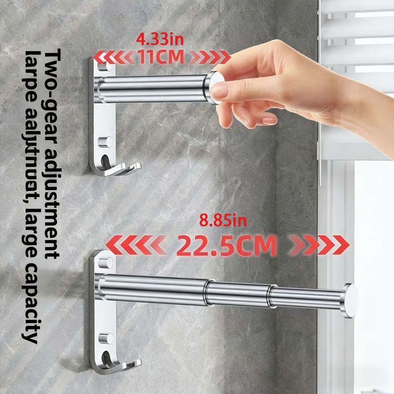 Clothes Rack Silvery Quantity 2Pcs