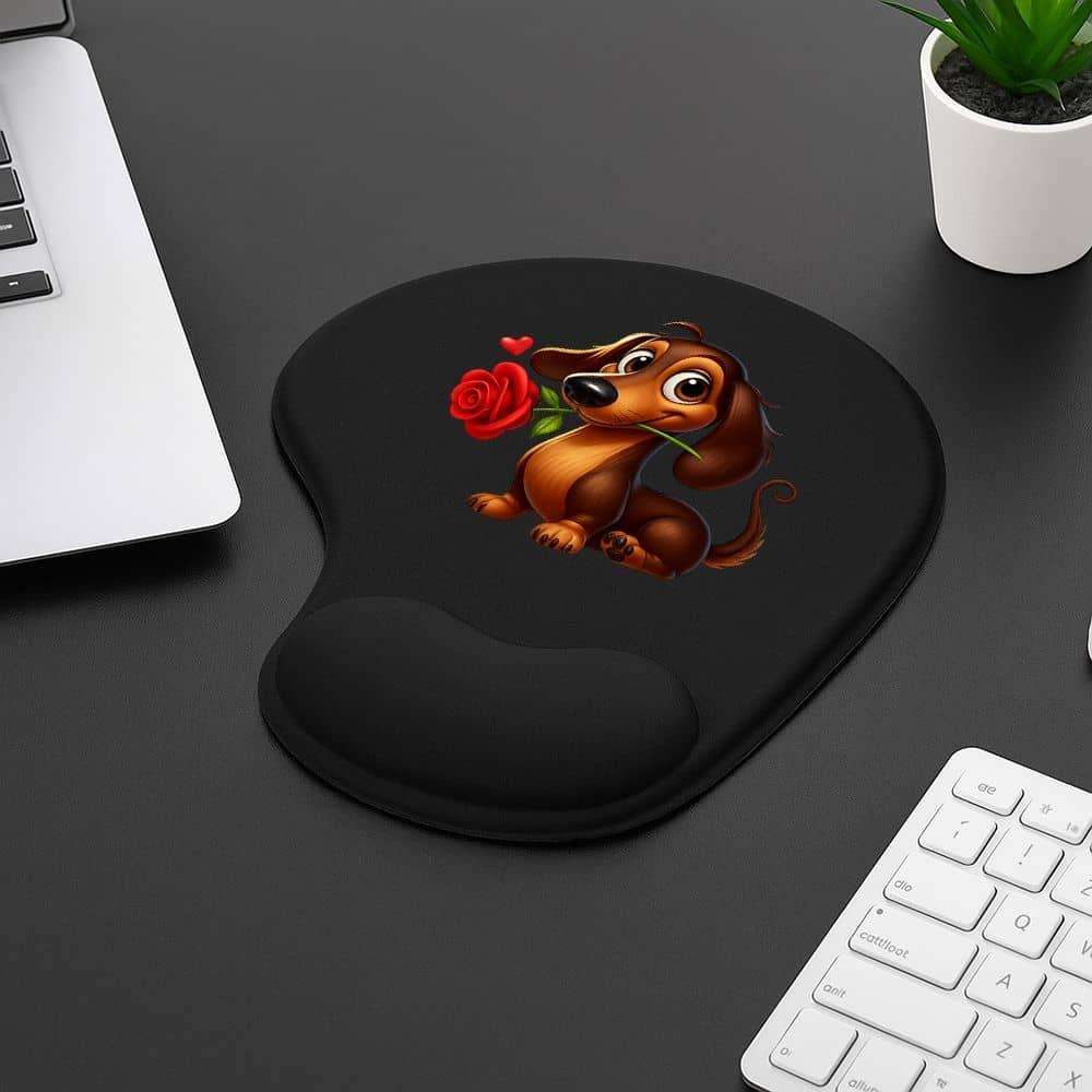 Professional Thickened Adorable Dachshund Rose Cute Mouse For Graphic Designers