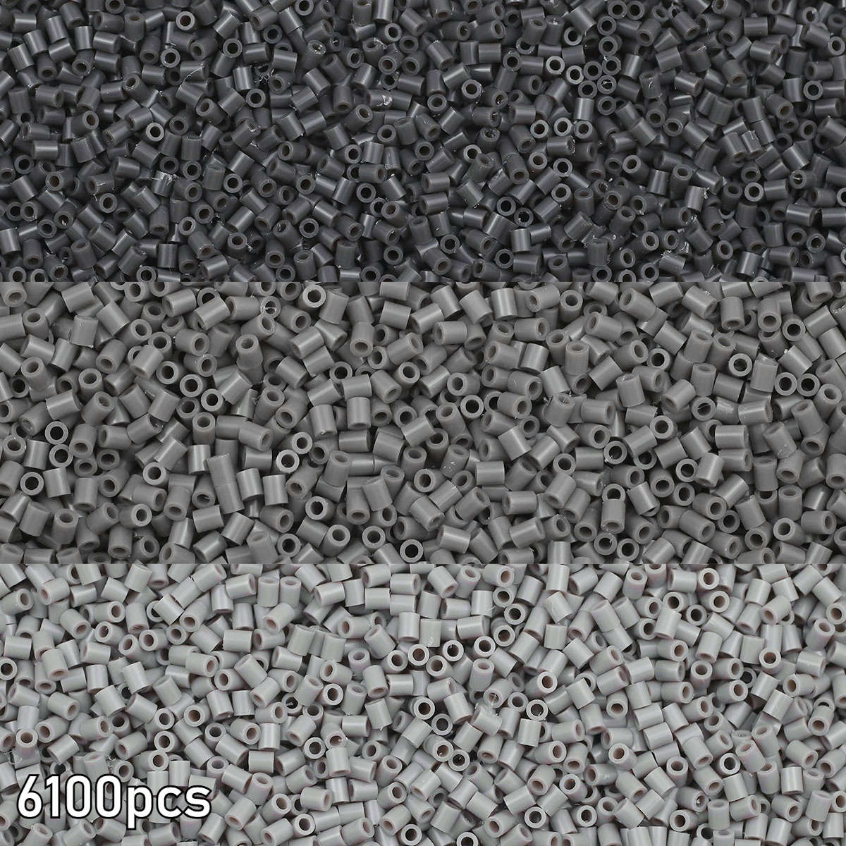 Perler Bead Set Grey 6100Pcs