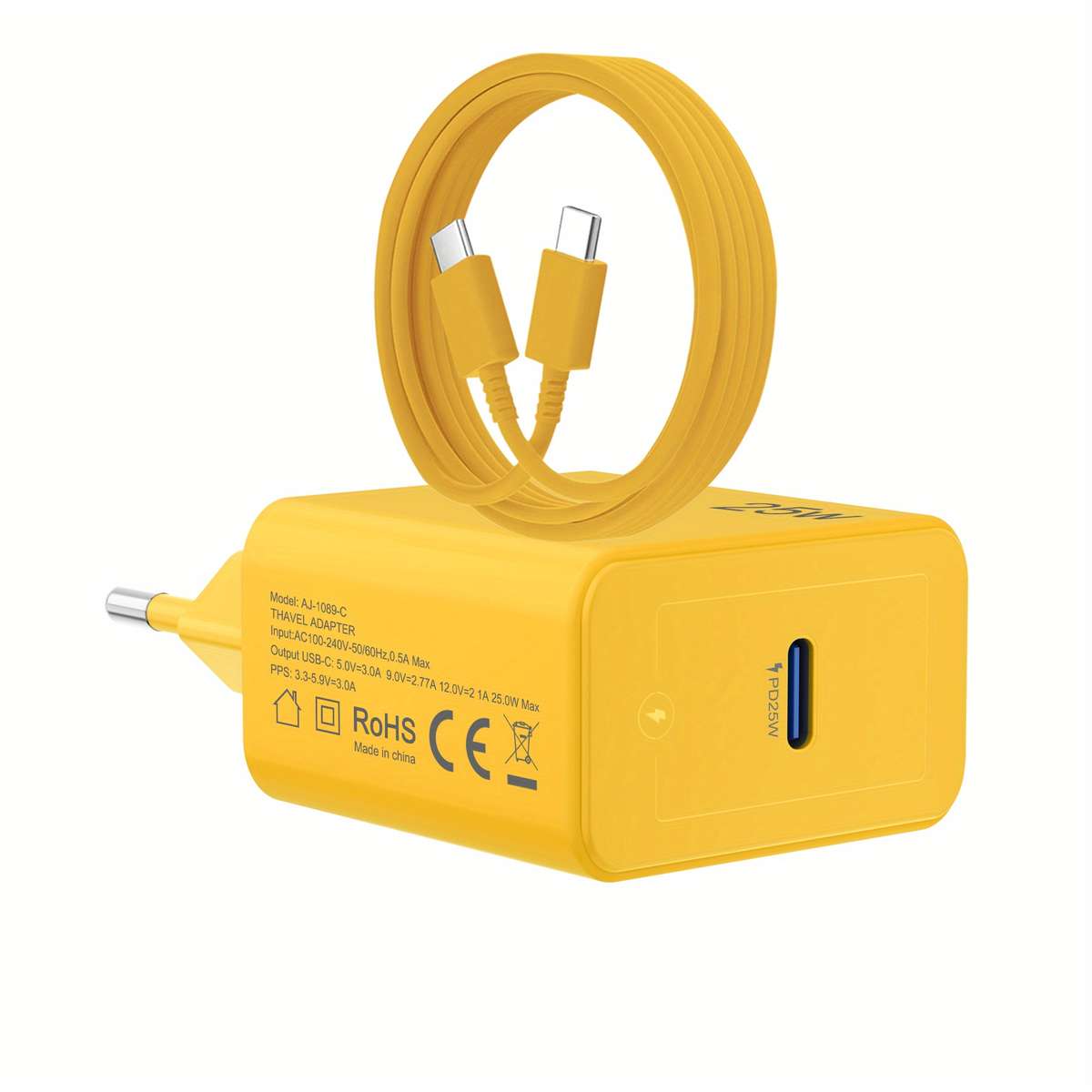 Charger Color Yellow Charger 1.5M Cable