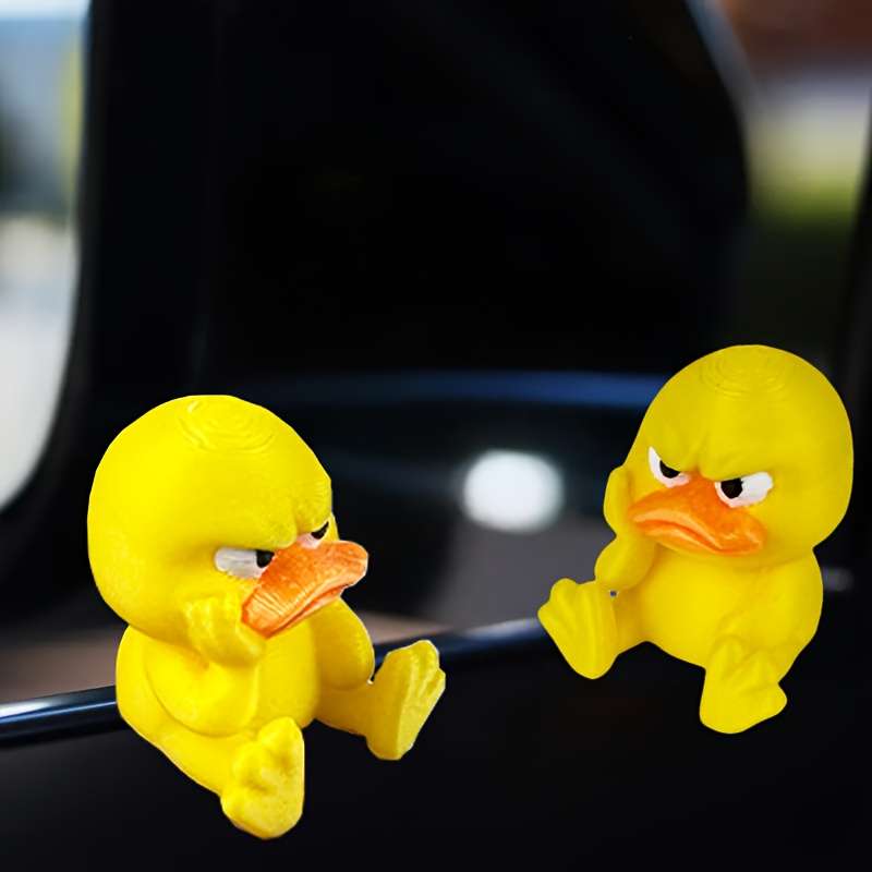 Car Interior Decor 2Pcscolor Yellow