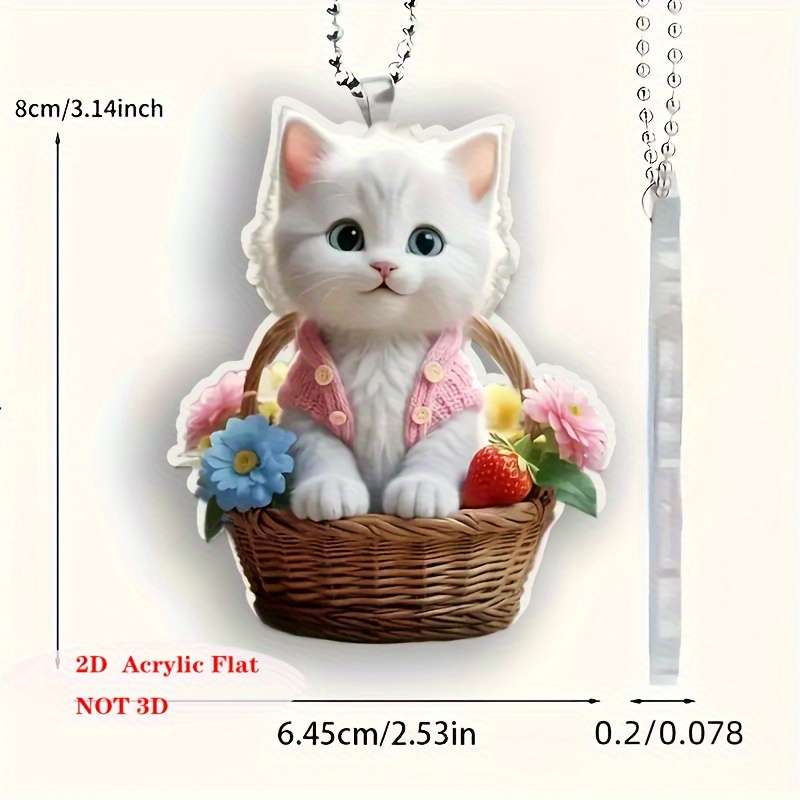 Keychain Ornament Material Acrylic